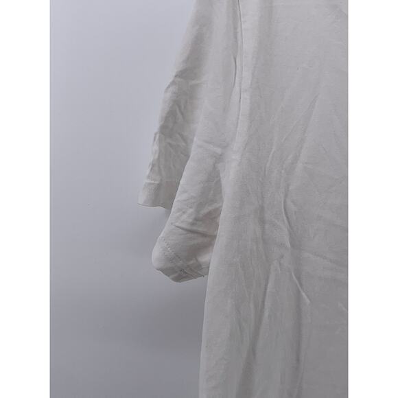 EVERLANE Men's White Organic Cotton Crewneck Short Sleeve Uniform T-Shirt SZ M - Picture 4 of 10